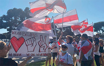 Сан-Диего поддержал белорусскую революцию