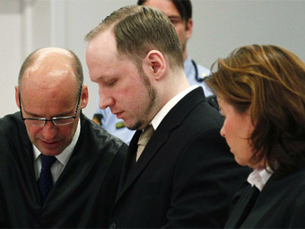 Андерс Брейвик выступил перед норвежским судом