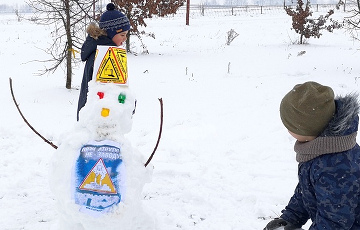 Самый дорогой снеговик в мире был слеплен в Беларуси
