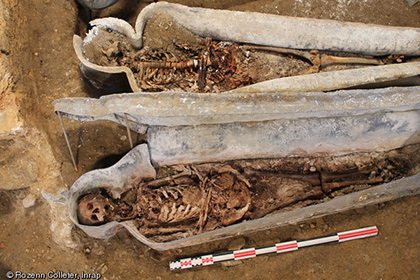 Во Франции найдены чудесно сохранившиеся останки дворянки времен XVII века