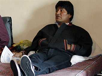 Президент Боливии победно завершил голодовку
