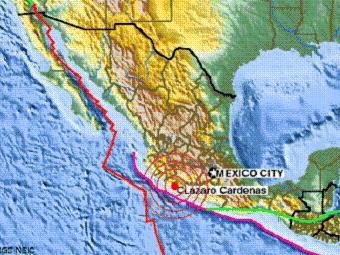 В Мексике произошло землетрясение магнитудой 7.0