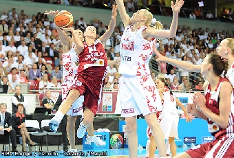 Баскетболистки сборной Турции вышли в полуфинал чемпионата Европы в Польше