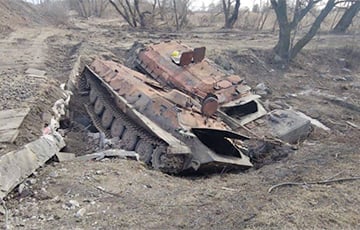 В Черниговской области ВСУ танковое подразделение РФ, которое рвалось к Киеву