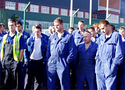 На время визита Лукашенко рабочих заперли в цехах