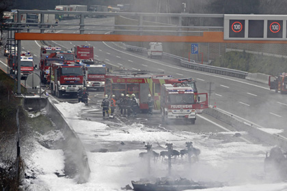 В Германии девять человек погибли в ДТП с автобусом с Украины