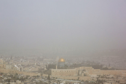 Израиль накрыла самая мощная за пять лет пыльная буря