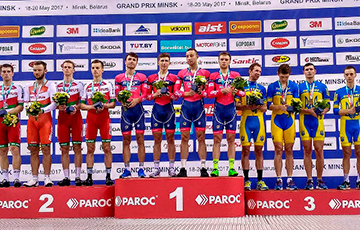 Белорусские велогонщики завоевали семь наград в первый день «Гран-при Минска»