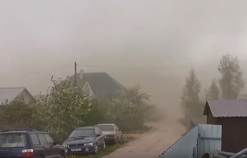 Видеофакт: Могилев накрыла пылевая буря