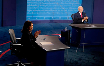 В США прошли дебаты кандидатов в вице-президенты Майка Пенса и Камалы Харрис