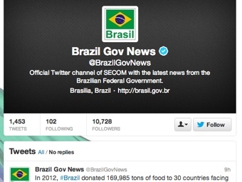 Twitter откроет офис в Бразилии