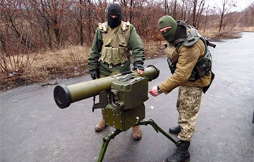 Украинская «Стугна» прихлопнула движущуюся бронетехнику оккупантов