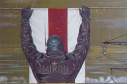 Мирон вывесил бело-красно-белый флаг в Рубе