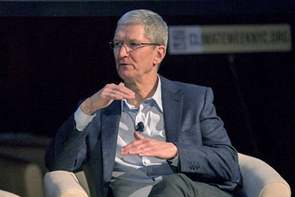 Доход главы Apple Тима Кука удвоился по итогам 2014 года