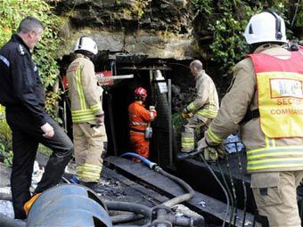 На валлийской шахте нашли тело одного из блокированных горняков