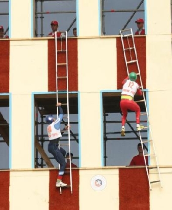 Сборная Беларуси рассчитывает на первое место на чемпионате мира по пожарно-спасательному спорту