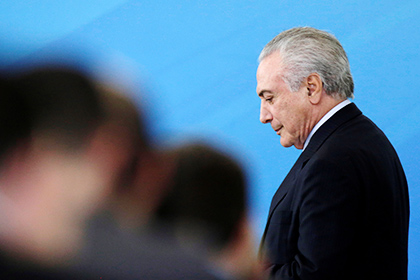 Большинство бразильцев разочаровались в правительстве Темера