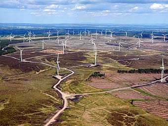 Шотландия увеличит мощность крупнейшей береговой ветряной электростанции