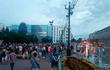 «Мы здесь власть»: В Хабаровске началась четвертая акция протеста