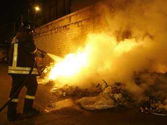 На Сицилии арестовали поджигателей мусора