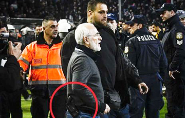 Российский бизнесмен с пистолетом прервал футбольный матч в Греции