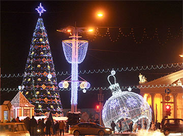 В Беларуси отключат праздничную иллюминацию