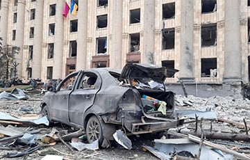 В Харькове сбили вражеский самолет, который бомбардировал жилые районы города