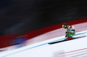 Сочи-2014. Белорусский лыжник упал на трассе