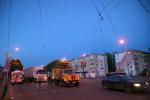 Российская фура заблокировала движение троллейбусов в Витебске