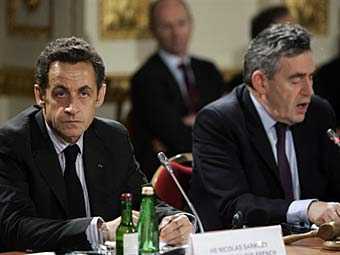 Браун и Саркози отложили примирение после скандала