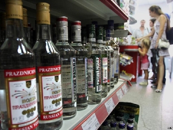 Продажи водки в январе-октябре в Беларуси возросли на 18,9%