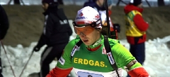 Евгений Абраменко получил зачетные очки в гонке преследования этапа Кубка мира по биатлону