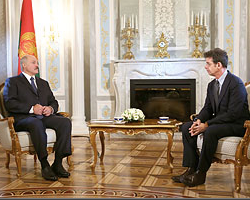 Лукашенко дал интервью «Евроньюс»