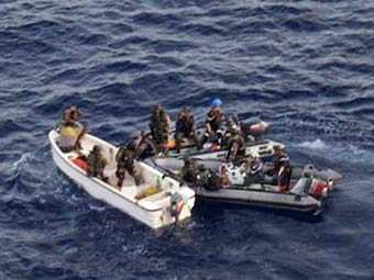 Французские моряки поймали 11 пиратов