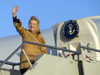Госсекретарь США прилетела в Триполи
