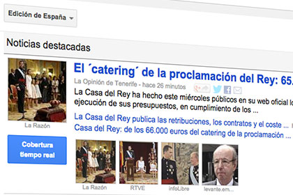 Новый закон в Испании вынудил Google закрыть в стране свой агрегатор новостей