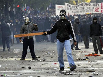 В Греции погиб участник уличных беспорядков