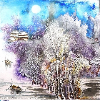 Китайские художники намерены вернуться в Беларусь рисовать зимние пейзажи