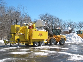 Снегоплавильную машину опробуют в Минске в начале февраля