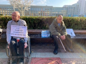В Минске на марш снова вышли люди с ограниченными возможностями