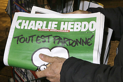 Charlie Hebdo изобразил террориста в двух ипостасях