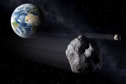 С помощью телескопов сняли видео пролетевшего мимо Земли изюмовидного астероида