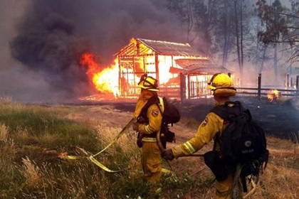 В Калифорнии лесные пожары уничтожили сотни строений