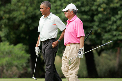 Малайзийцы раскритиковали премьера за игру в гольф с Обамой