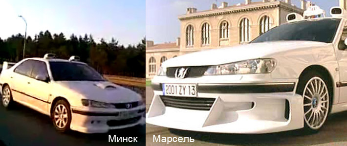 «Такси Люка Бессона» в Минске (Видео)