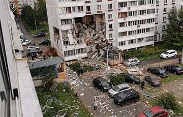 Несколько этажей жилого дома рухнули при взрыве в Подмосковье