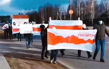 Колодищи с соседями из Минского района вышли на субботний марш