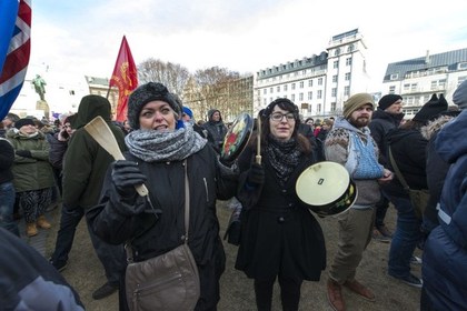 В Исландии прошли протесты против отказа от евроинтеграции