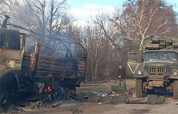 Воины территориальной обороны Бородянки громят российские колонны на пути к Киеву