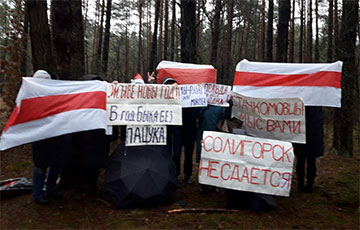 Солигорские пенсионеры вышли на акцию протеста